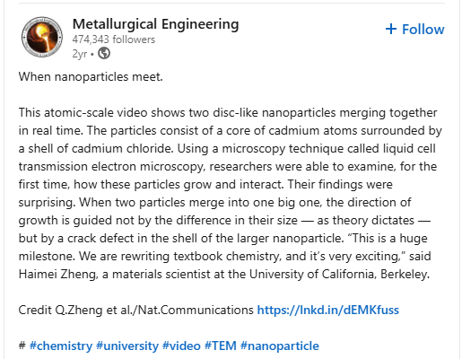 When Nanoparticles Meet